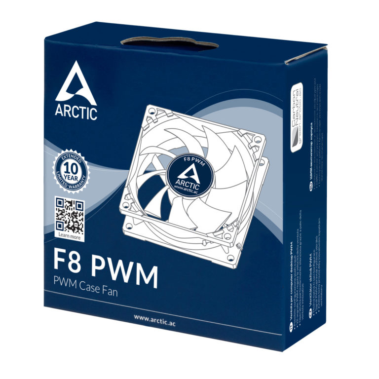 Arctic F8 Pwm Fan Edb Centret Holstebro