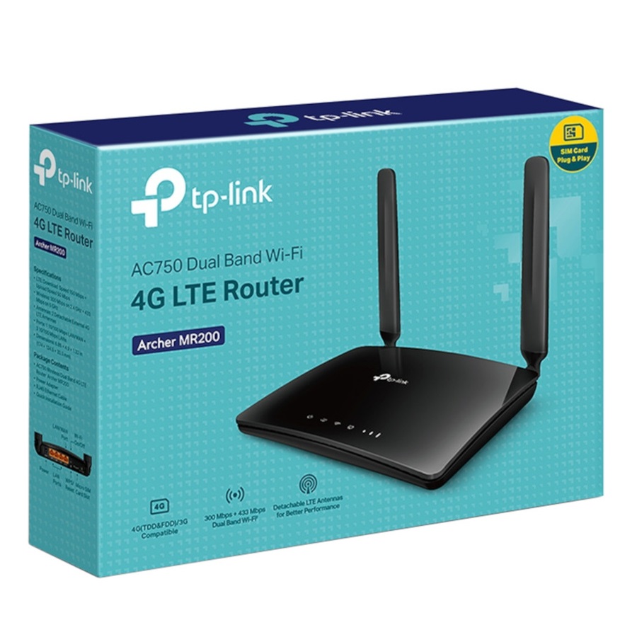 TP-Link 4G LTE Router MR200 - EDB Centret Holstebro